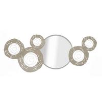 Wanddeko Hop With Mir Chromfarben B: 106 cm - Chromfarben, Basics, Glas/Holzwerkstoff (106/48/3.80cm)