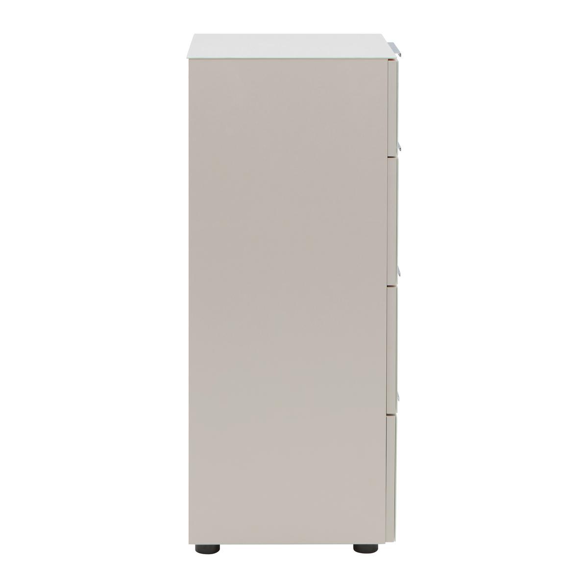 Komoda Siena š: 45 cm SIENA -EXKLUSIV- - čierna/kašmírová, Modern, kov/kompozitné drevo (45/99/40cm) - Mömax