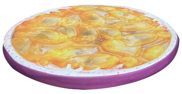 Sitzkissen Fruits - Orange, MODERN, Textil (38/2.5cm) - Luca Bessoni