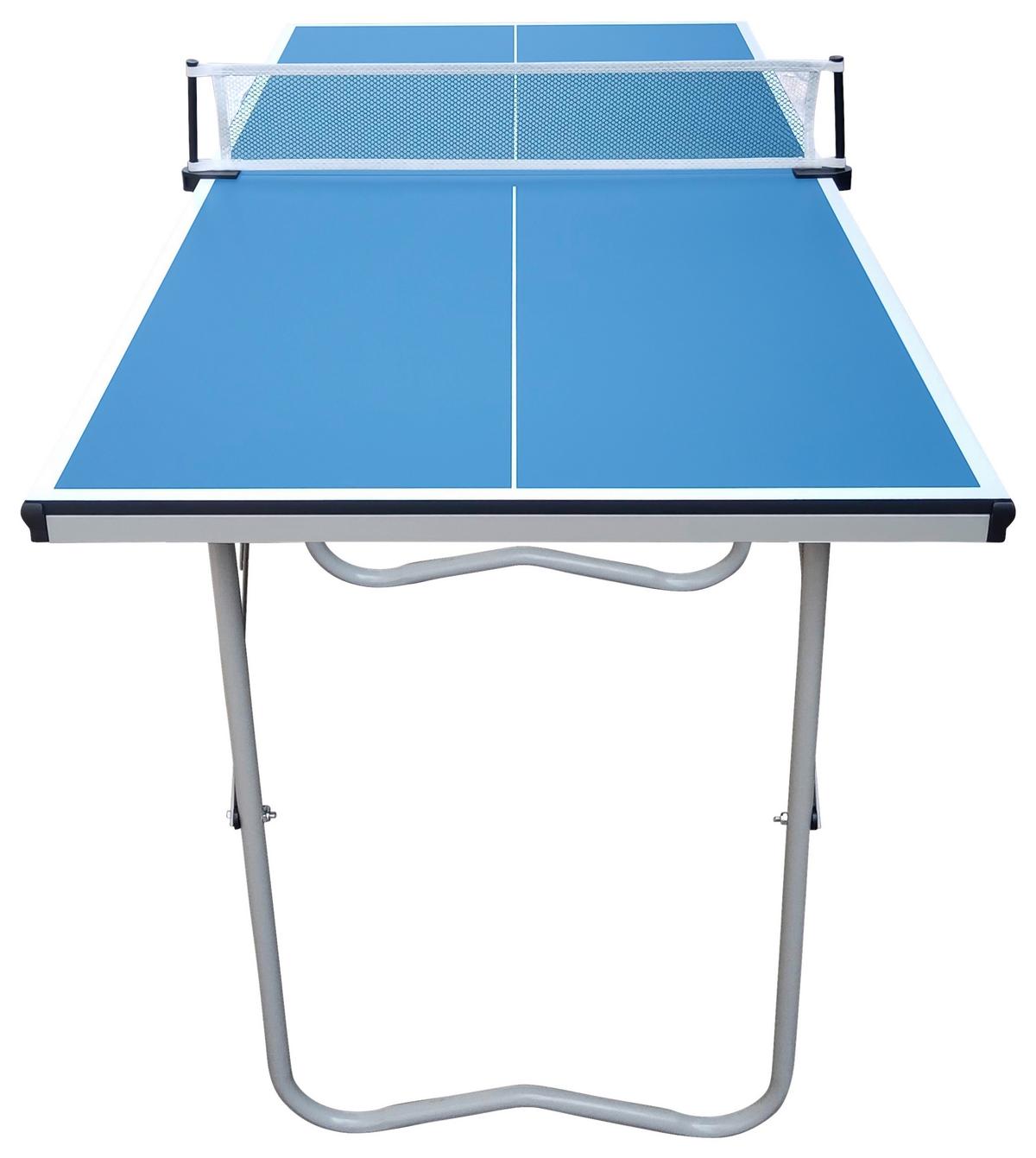 Tischtennistisch C060.001.00 - Blau, KONVENTIONELL, Holz/Metall (67/69/150cm) - Ambia Garden