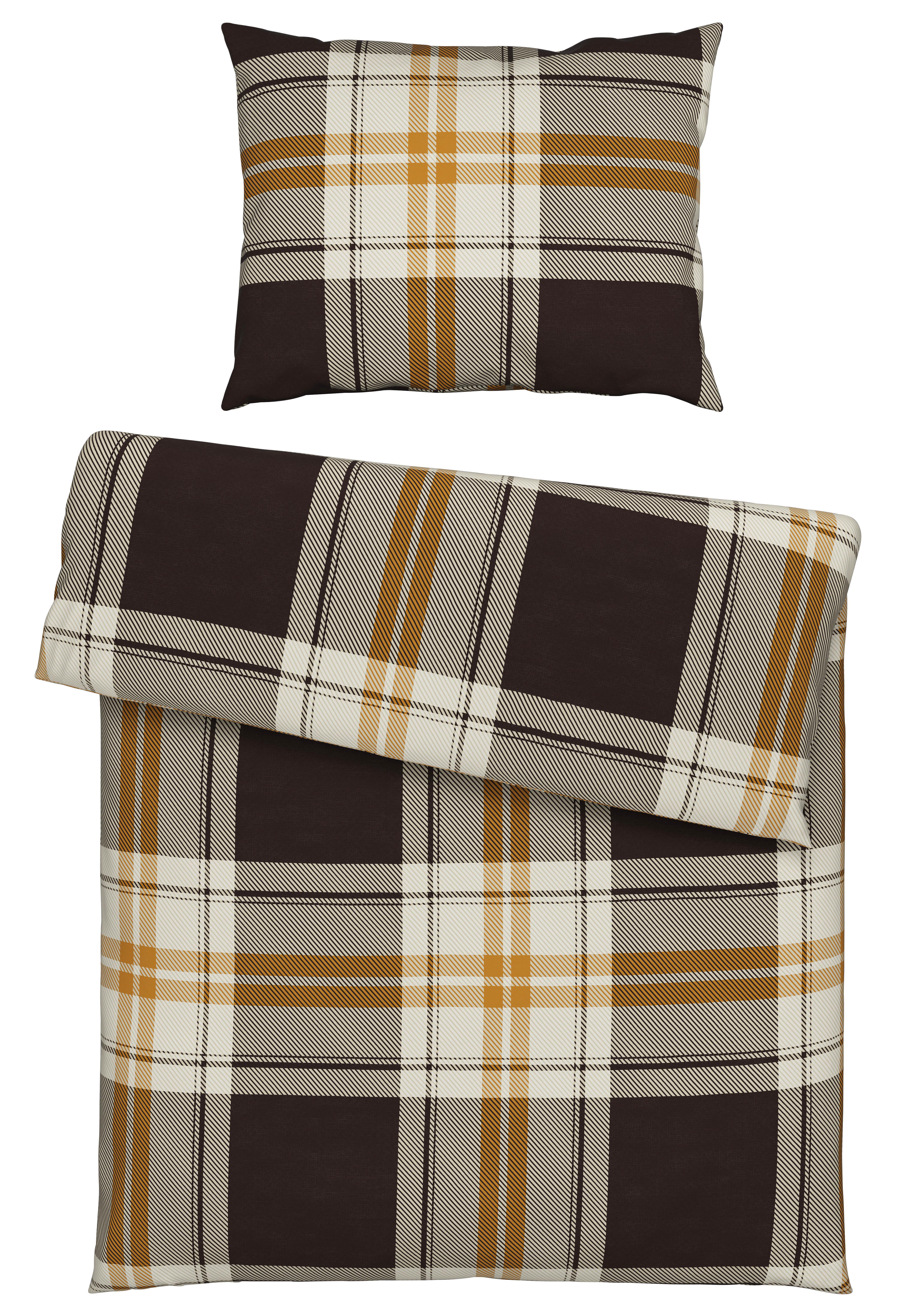 Posteľná Bielizeň Mike, 140/200cm - čierna/žltá, Konvenčný, textil (140/200cm) - Modern Living