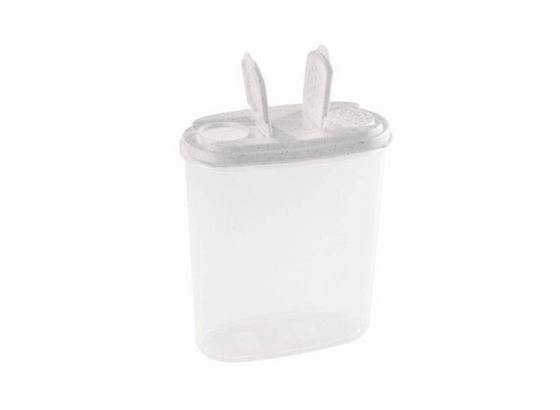 Schüttdose 2 Liter - Klar, KONVENTIONELL, Kunststoff (9,5/21/18,5cm) Schüttdose 2 Liter - Klar, KONVENTIONELL, Kunststoff (9,5/21/18,5cm)