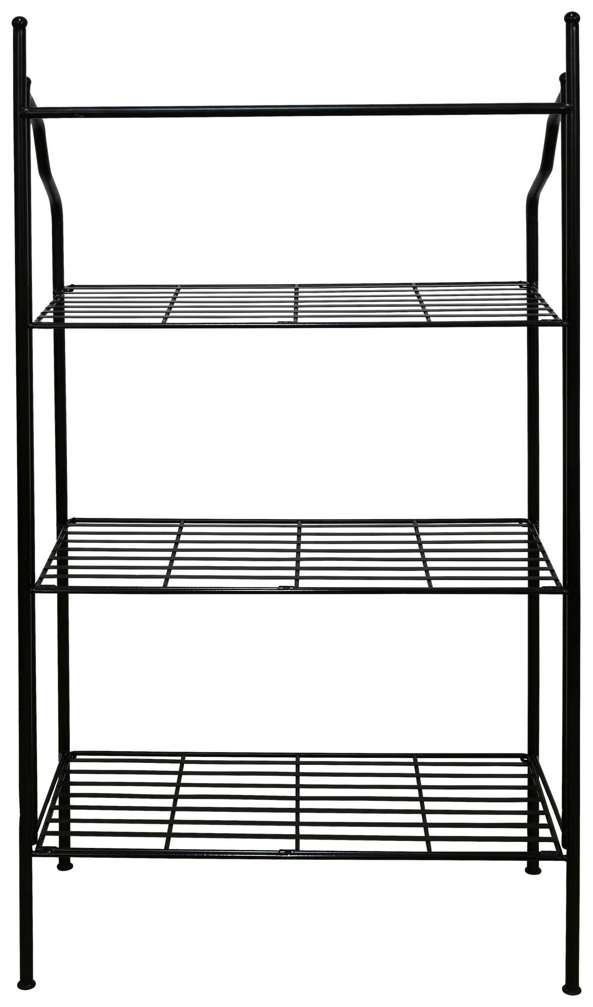 Regal Nadim Schwarz B: 55 Cm - Schwarz, Trend, Metall (55/26/110cm)