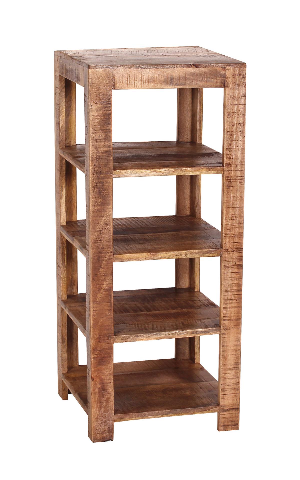 Regal Naturfarben B: 44 cm - Naturfarben, Design, Holz (44/105/44cm) - Livetastic