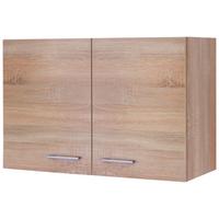 KUCHYŇSKÁ HORNÍ SKŘÍŇKA SAMOA  H 80 - bílá/Sonoma dub, Konvenční, kompozitní dřevo/plast (80/54,8/32cm)
