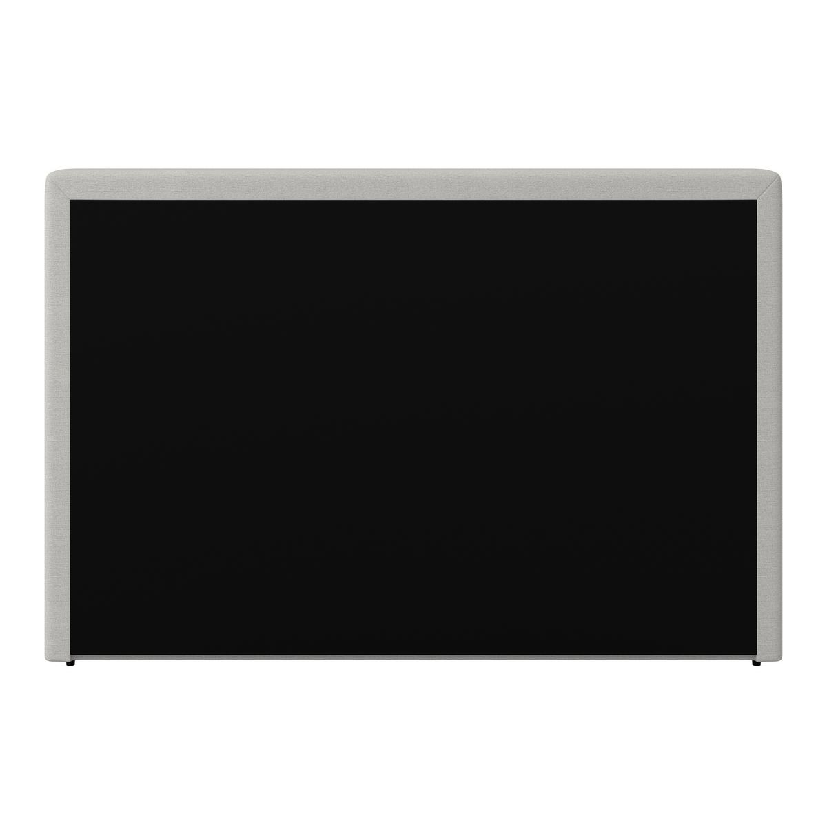 Boxspringová postel NEVADA 160x200, světle šedá - černá/světle šedá, Moderní, kov/dřevo (160/200cm) - Bessagi