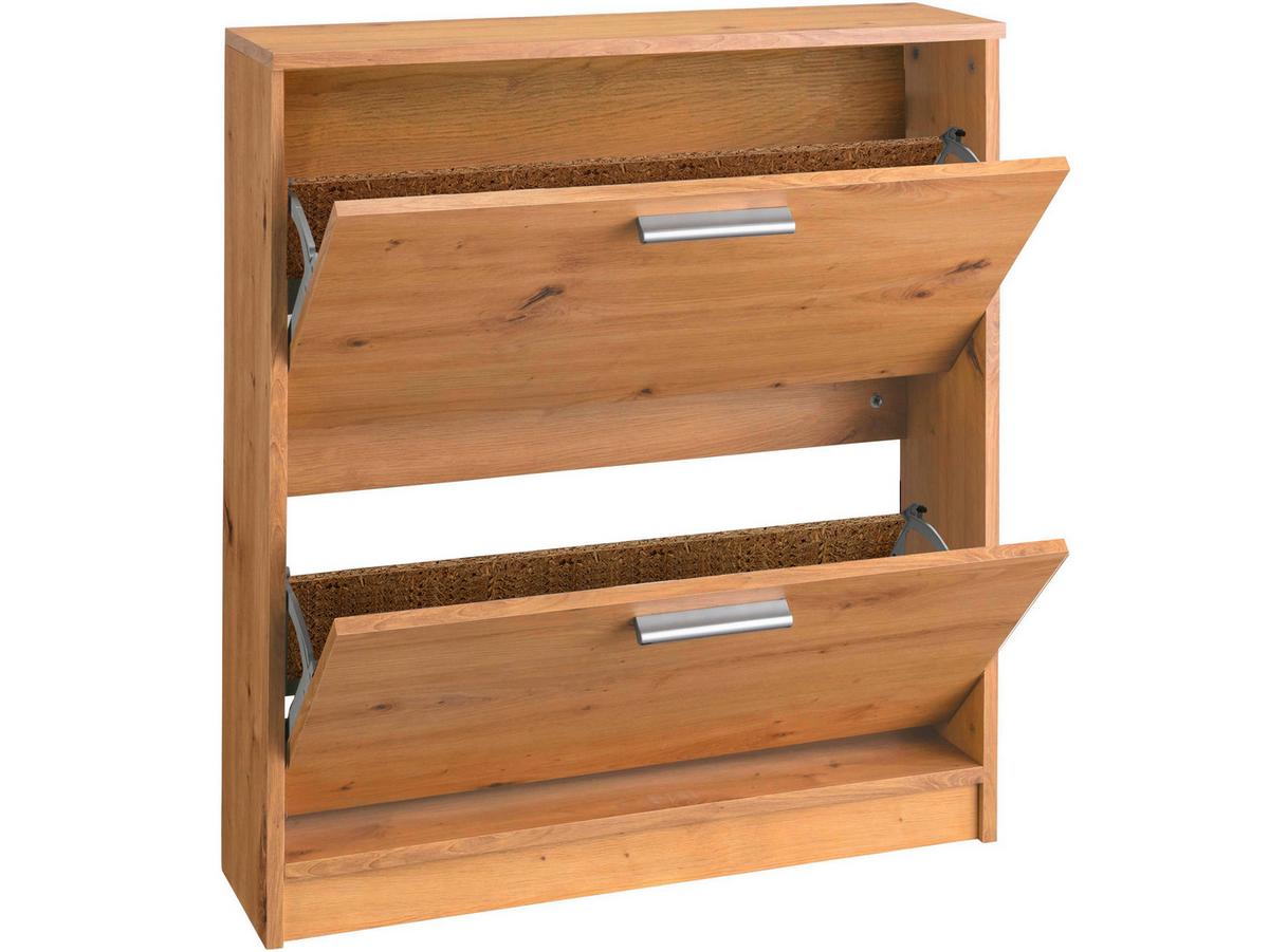 Schuhkipper Bill Naturfarben B: 75 Cm - Naturfarben, Design, Holzwerkstoff (75/83/21cm) - MID.YOU