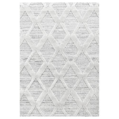 Webteppich Grau Pisa 200x290 cm - Grau, KONVENTIONELL, Textil (200/290cm)