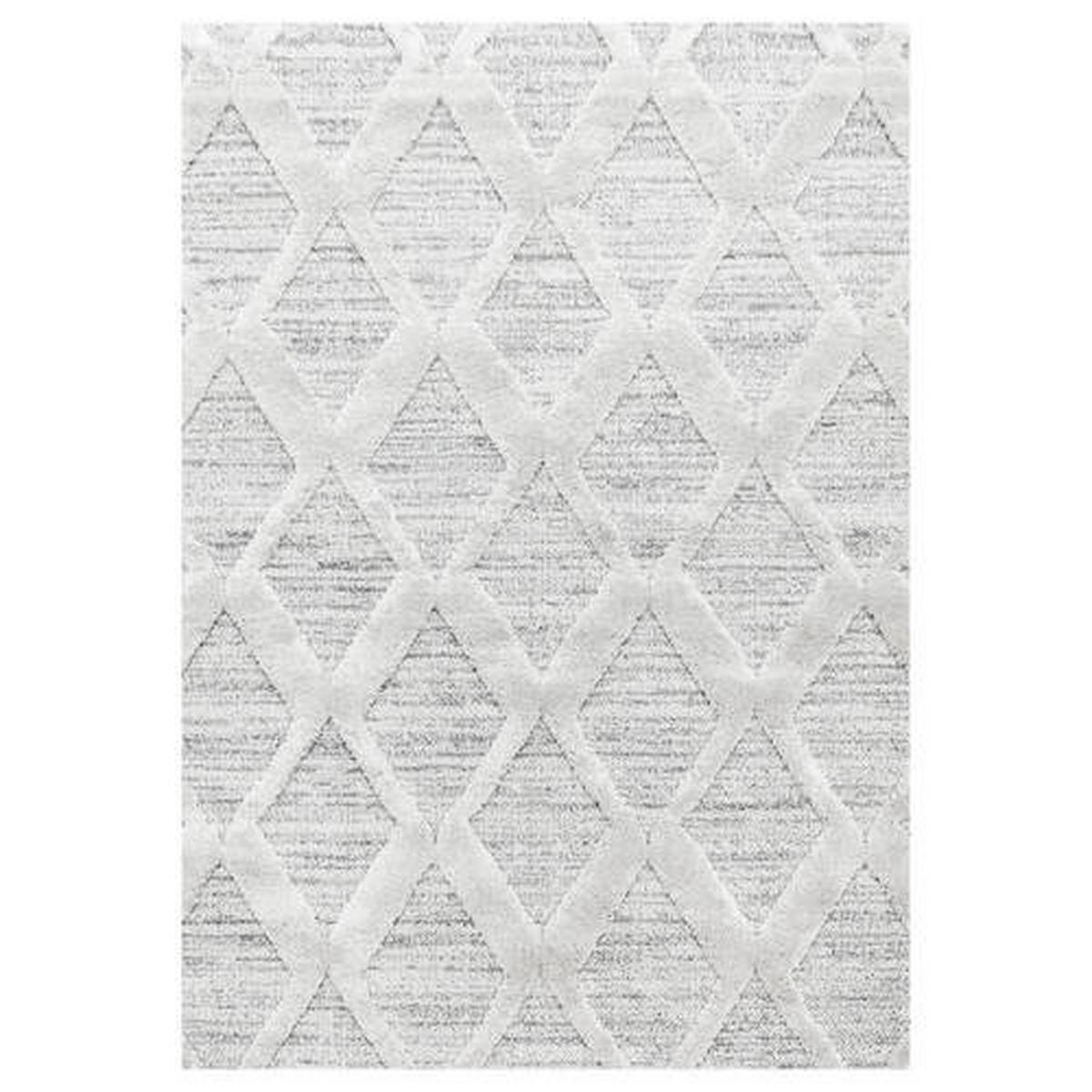 Webteppich Grau Pisa 200x290 cm - Grau, KONVENTIONELL, Textil (200/290cm)