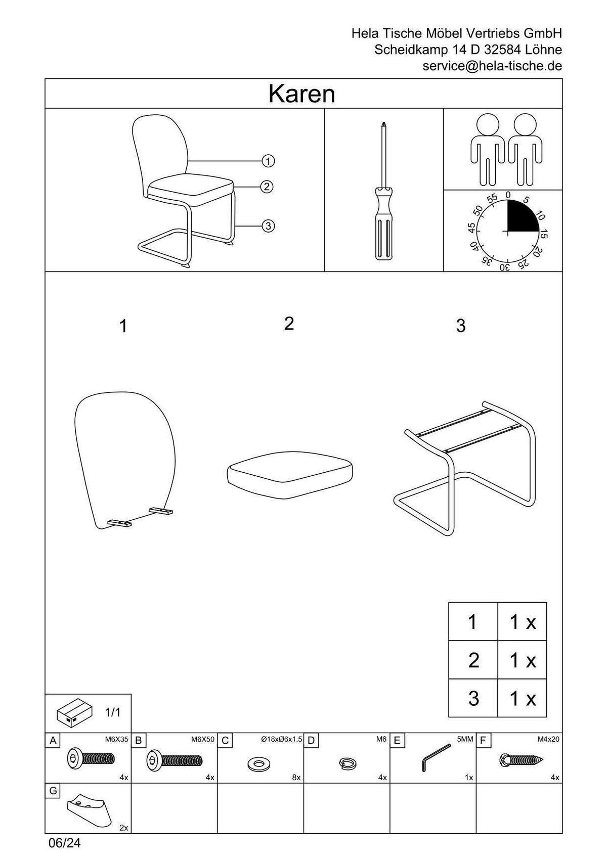Schwingstuhl-Set Karen II S 2er-Set - Schwarz/Mintgrün, MODERN, Textil/Metall (53/90/62cm) - MID.YOU