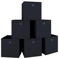 Faltbox Boxas Schwarz B: 27 cm - Schwarz, Basics, Kunststoff (27/28/27cm) - MID.YOU