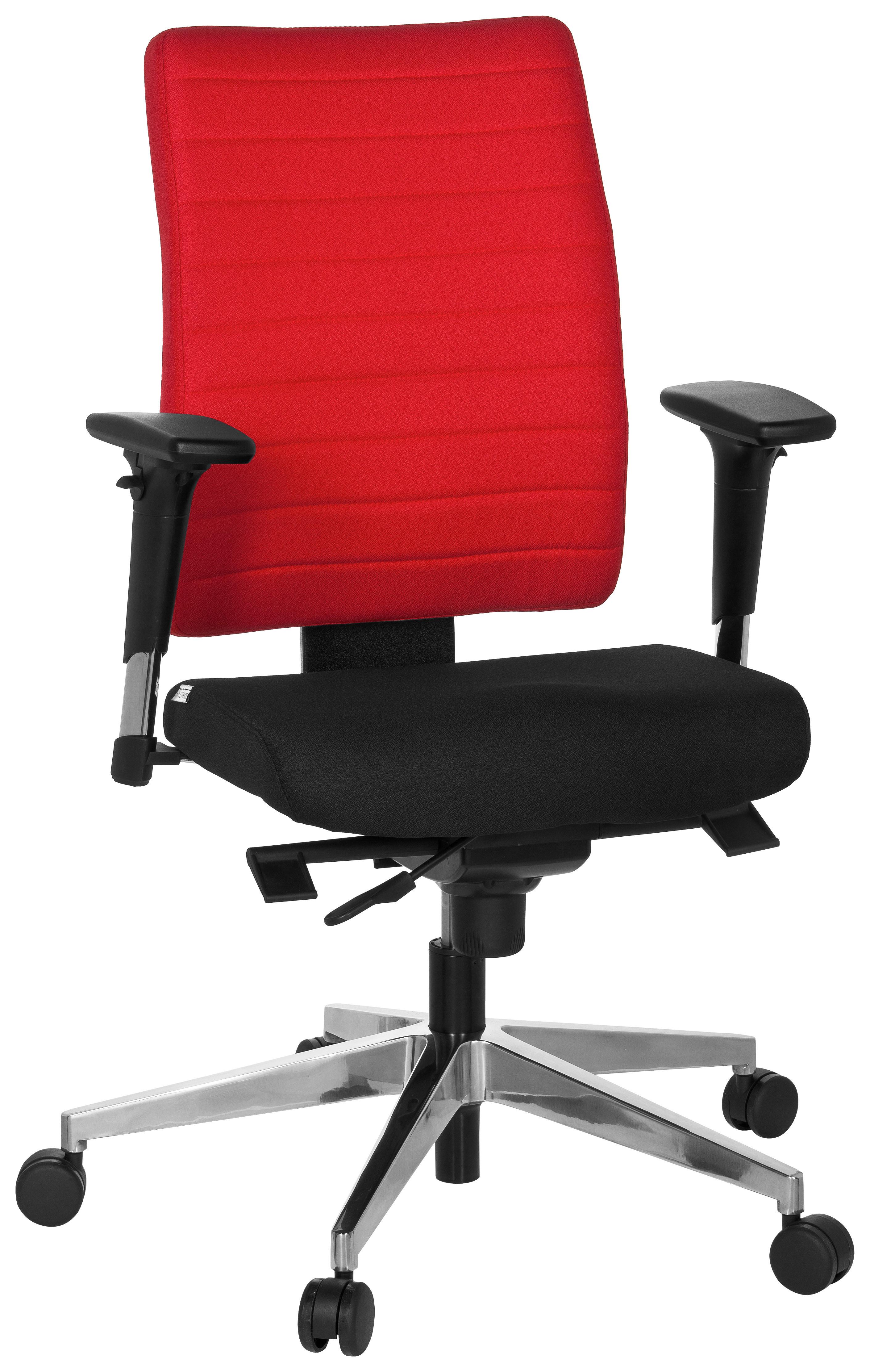 Drehstuhl Pro-Tec 350 Rot/Schwarz