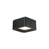 NÁSTĚNNÉ LED SVÍTIDLO QIOP - černá, Moderní, kov/plast (8,6/8/4,5cm) - Mömax