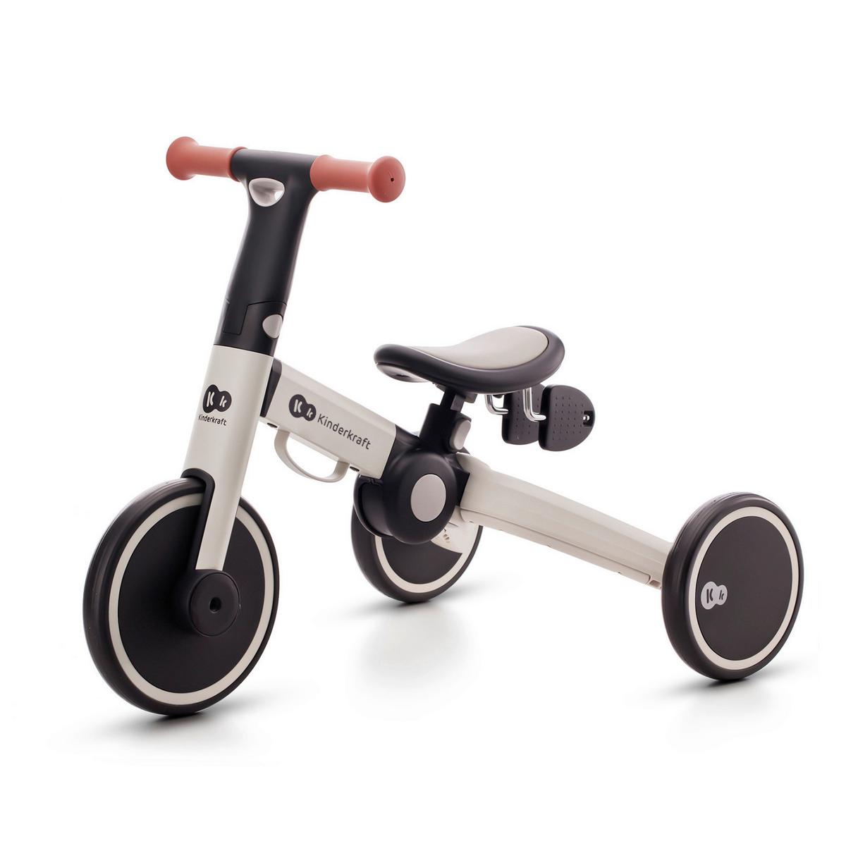 Dreirad 4trike Grau, B/h/t: 69x49x44,5cm - Grau, Basics, Kunststoff/Metall (69/49/44.5cm) - Kinderkraft
