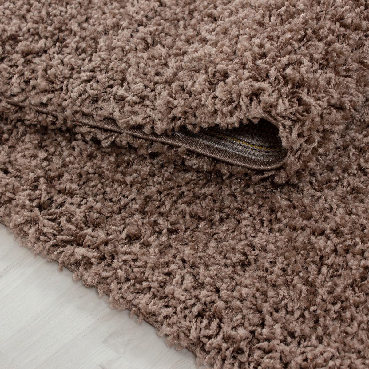 Hochflor Teppich Hellbraun Life 240x340 cm - Hellbraun, KONVENTIONELL, Textil (240/340cm) - Novel