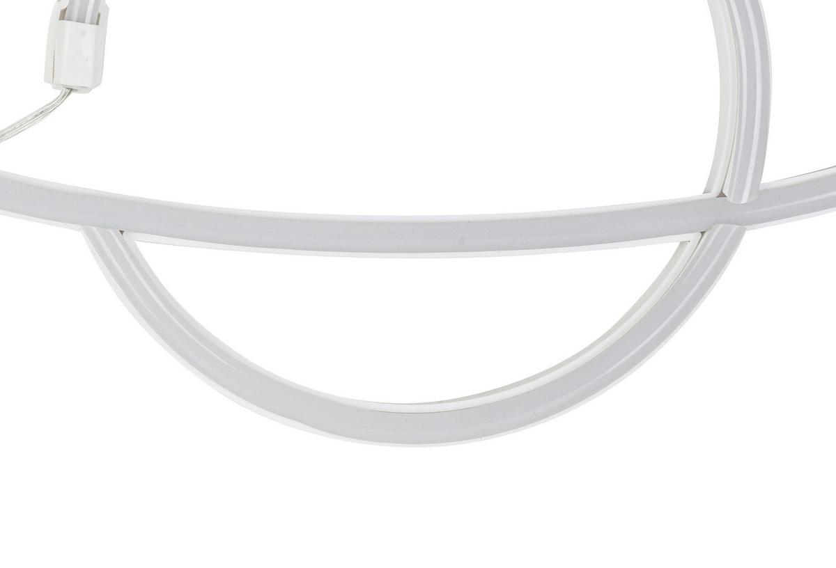 DEKORAČNÉ LED SVIETIDLO PLANETI - biela/ružová, Konventionell, plast (29,3/17,5/1,7cm) - Mömax