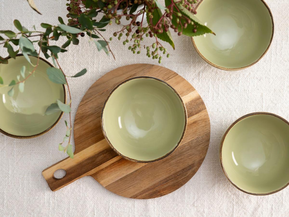 DIPSCHALENSET 22081 NATURE COLLECTION - Grün, Trend, Keramik (11,5cm) - Creatable