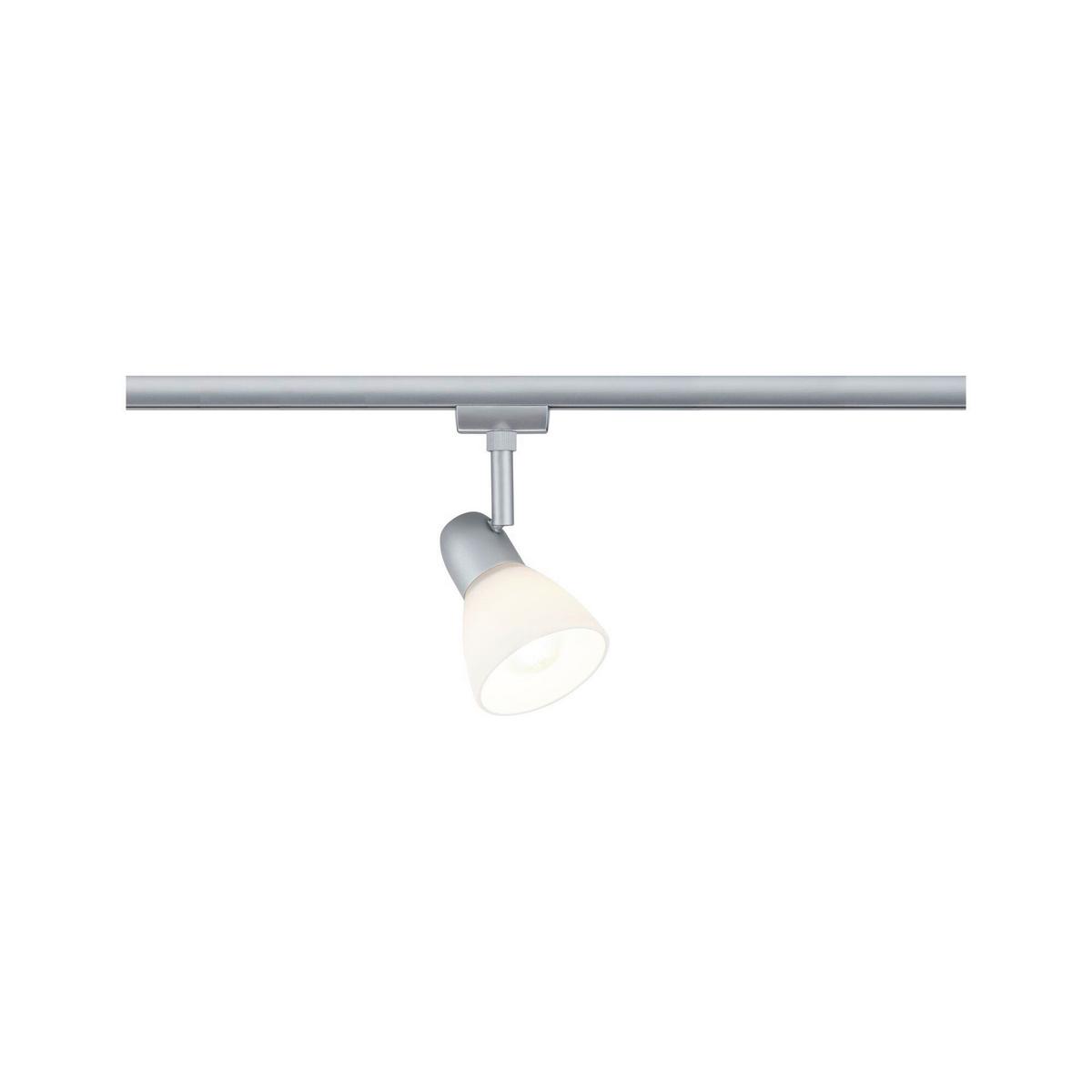 Schienensystem-strahler 96986 Urail Caps - Chromfarben/Opal, Design, Glas/Metall (8,3/14,8cm) - Paulmann