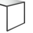 Loungegarnitur Leon - Grau, MODERN, Glas/Metall (176,5/239cm) - Beldano