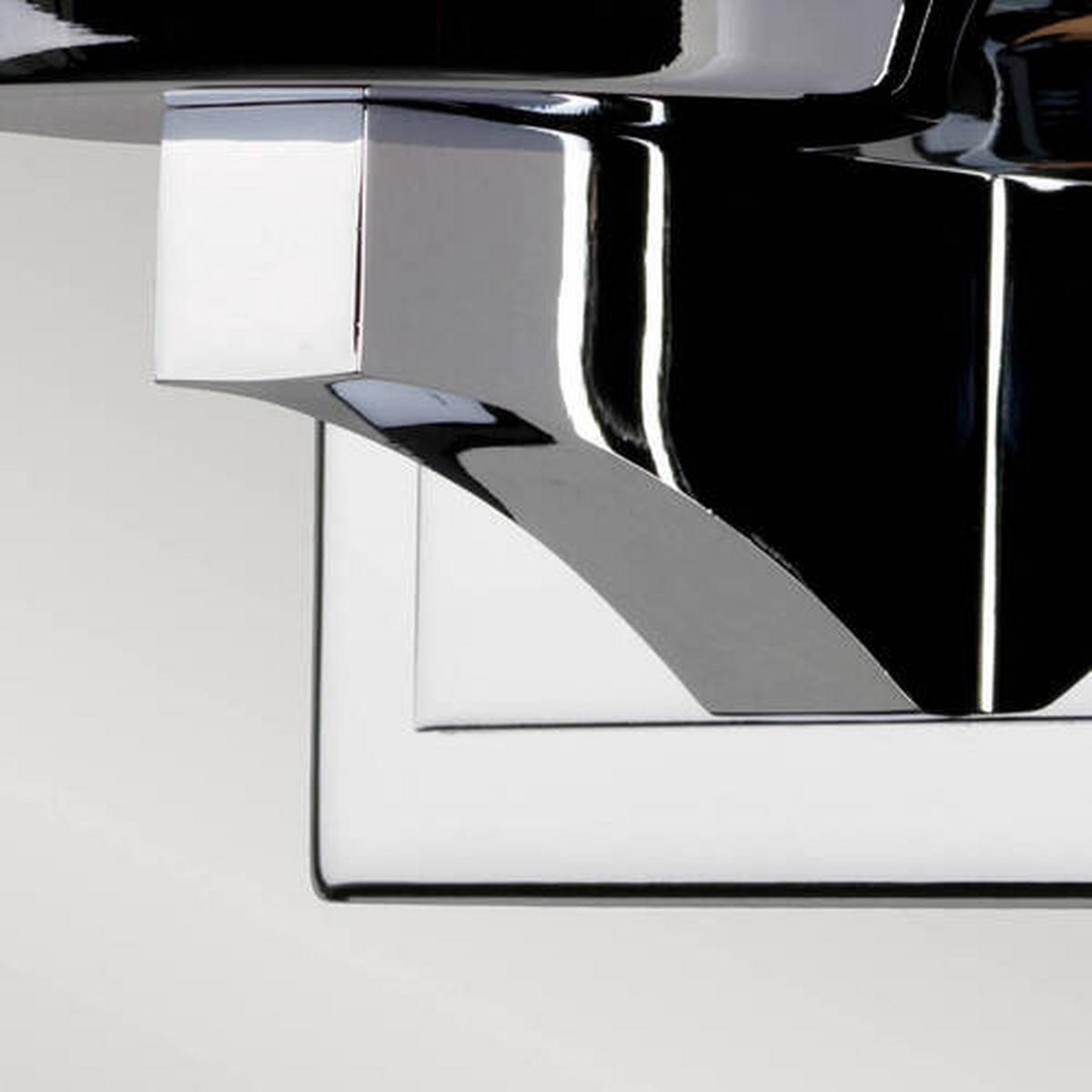 Badezimmer-wandleuchte Fe-Amalia1-Sbath - Chromfarben, Basics, Glas/Metall (11.4/12,9/24,1cm) - Elstead Lighting