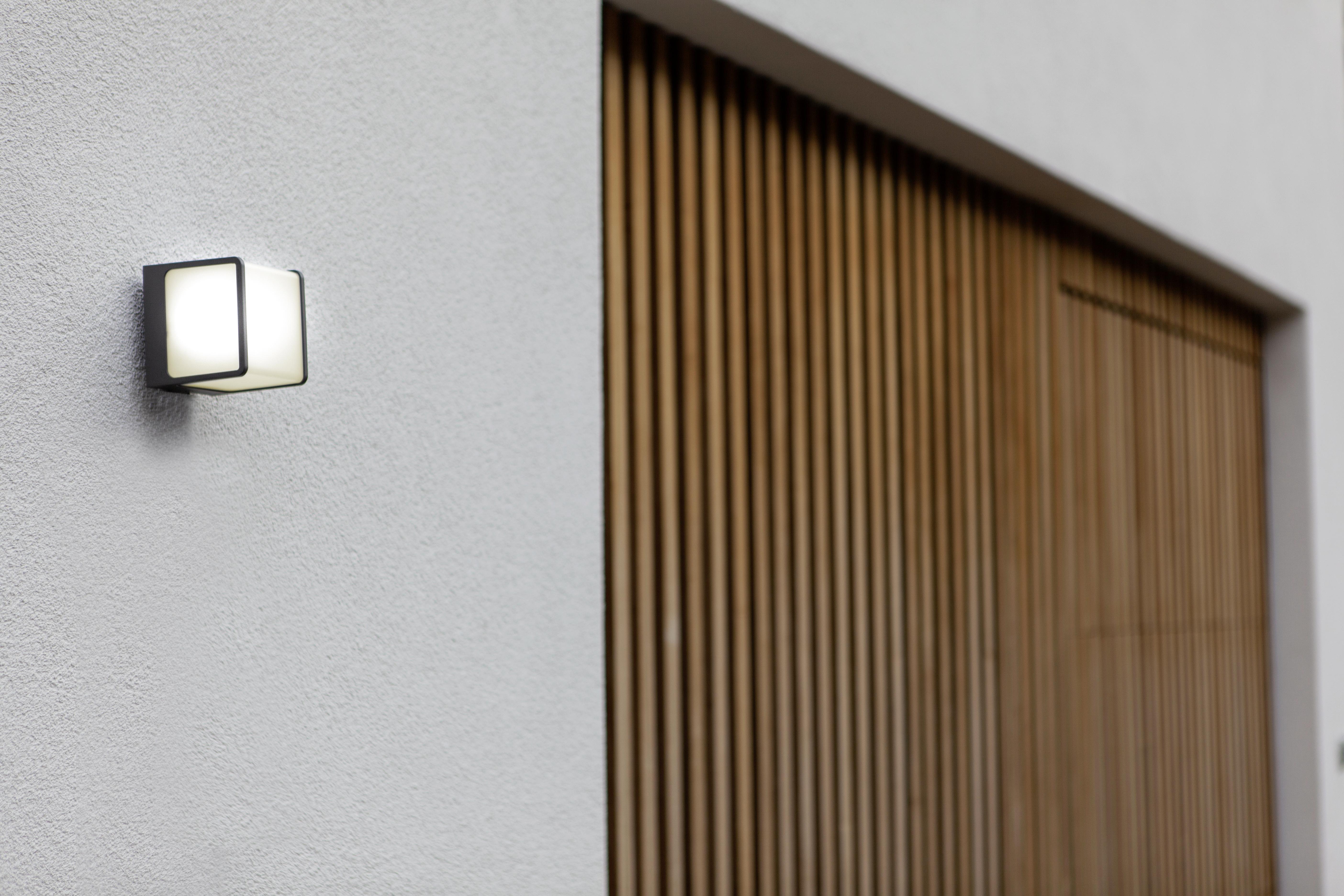 Außenleuchte QUBO aus Aluminium in Anthrazit Außen 2