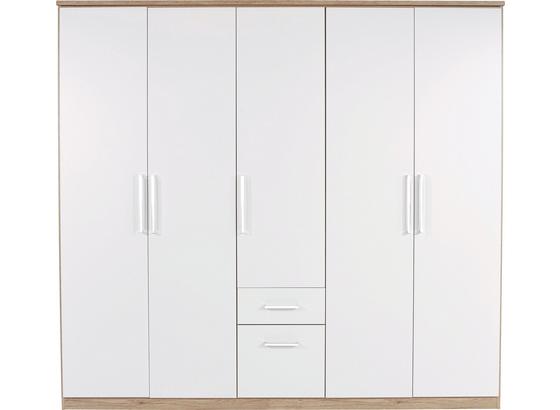 Ruhásszekrény Wien - tölgy színű/fehér, konvencionális, faanyagok (226/212/54cm) Ruhásszekrény Wien - tölgy színű/fehér, konvencionális, faanyagok (226/212/54cm)