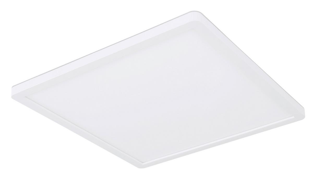 LED-Deckenleuchte Sapana L: 29,4 cm mit Memory-Funktion - Opal/Weiß, Basics, Kunststoff (29,4/29,4/2,5cm) - Globo