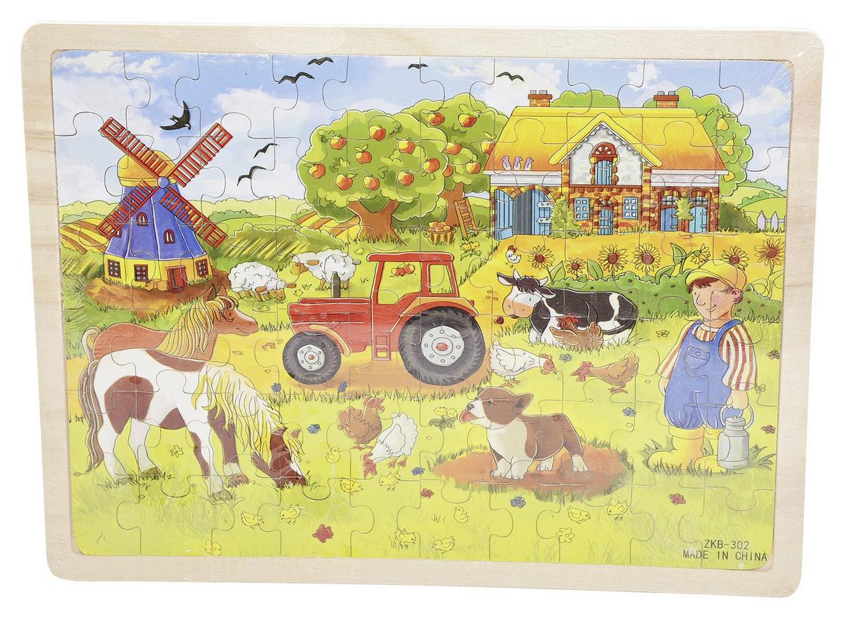 Puzzle Franziska Ab 3 Jahren 48 Teile Versch. Motive - Multicolor, KONVENTIONELL, Karton (29,5/22/0,5cm)