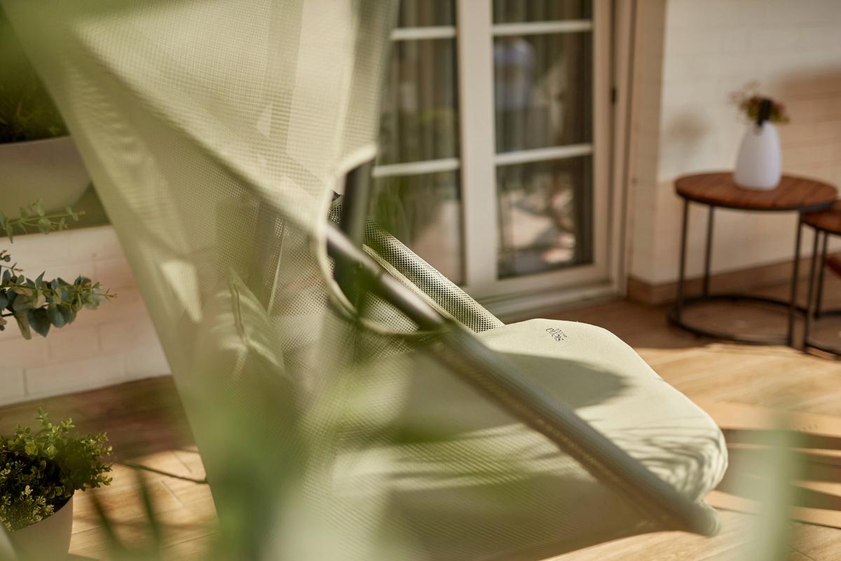 Hängesessel Mit Gestell Mit Sitz- Und Rückenkissen - Anthrazit/Grün, KONVENTIONELL, Kunststoff/Textil (123/195/106cm) - Siena Garden