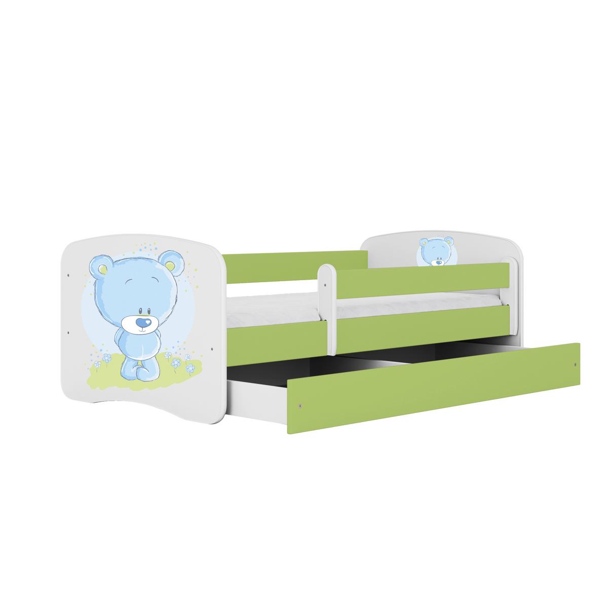 Kinder-/Juniorbett Babydreams Inkl. Matratze 80x160 - Birkefarben/Weiß, MODERN, Holz/Holzwerkstoff (80/160cm) - MID.YOU