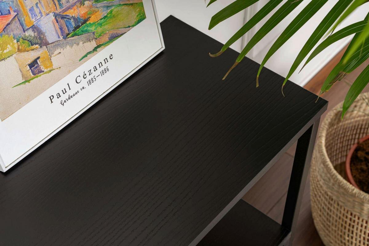 KOMMODE Schwarz B: 120cm - Schwarz, MODERN, Holzwerkstoff (120/77/30cm)