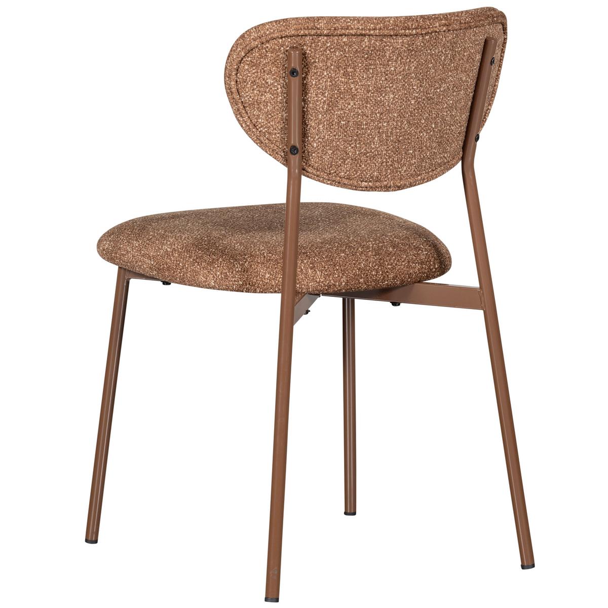Stuhl-Set Valor Braun B: 46cm - Braun, MODERN, Textil/Metall (46/77/56cm) - Livetastic
