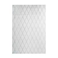 Teppich Grau, Weiß Vivica 225, BxL: 80x150 cm - Weiß/Grau, KONVENTIONELL, Textil (80/150cm)