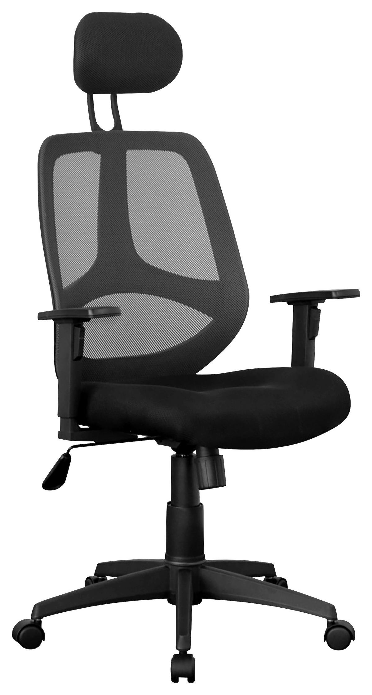 Otočná židle černá - Moderní (61/127/57cm) - MID.YOU