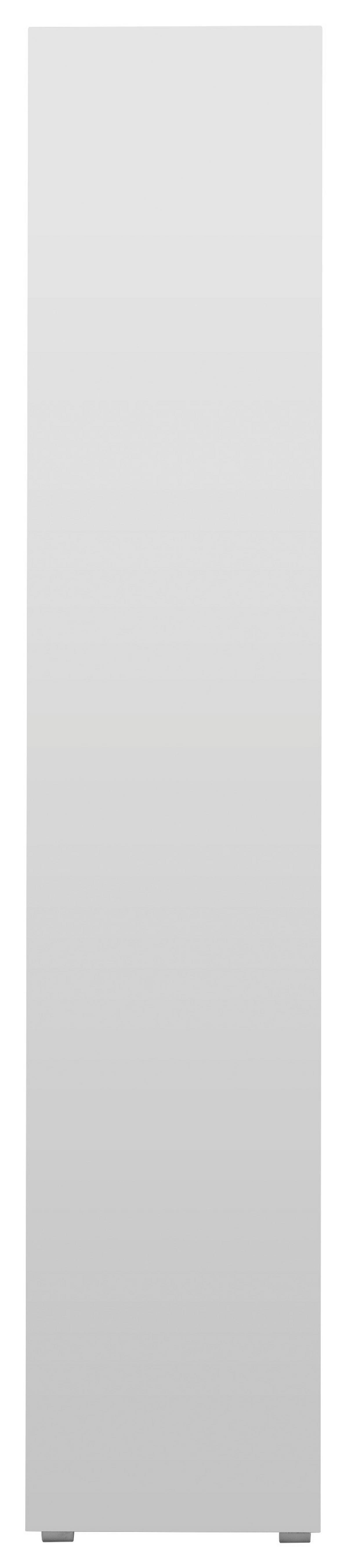 Regal Image 45 cm Weiß - Silberfarben/Weiß, Basics, Holzwerkstoff (45/191/37cm) - MID.YOU