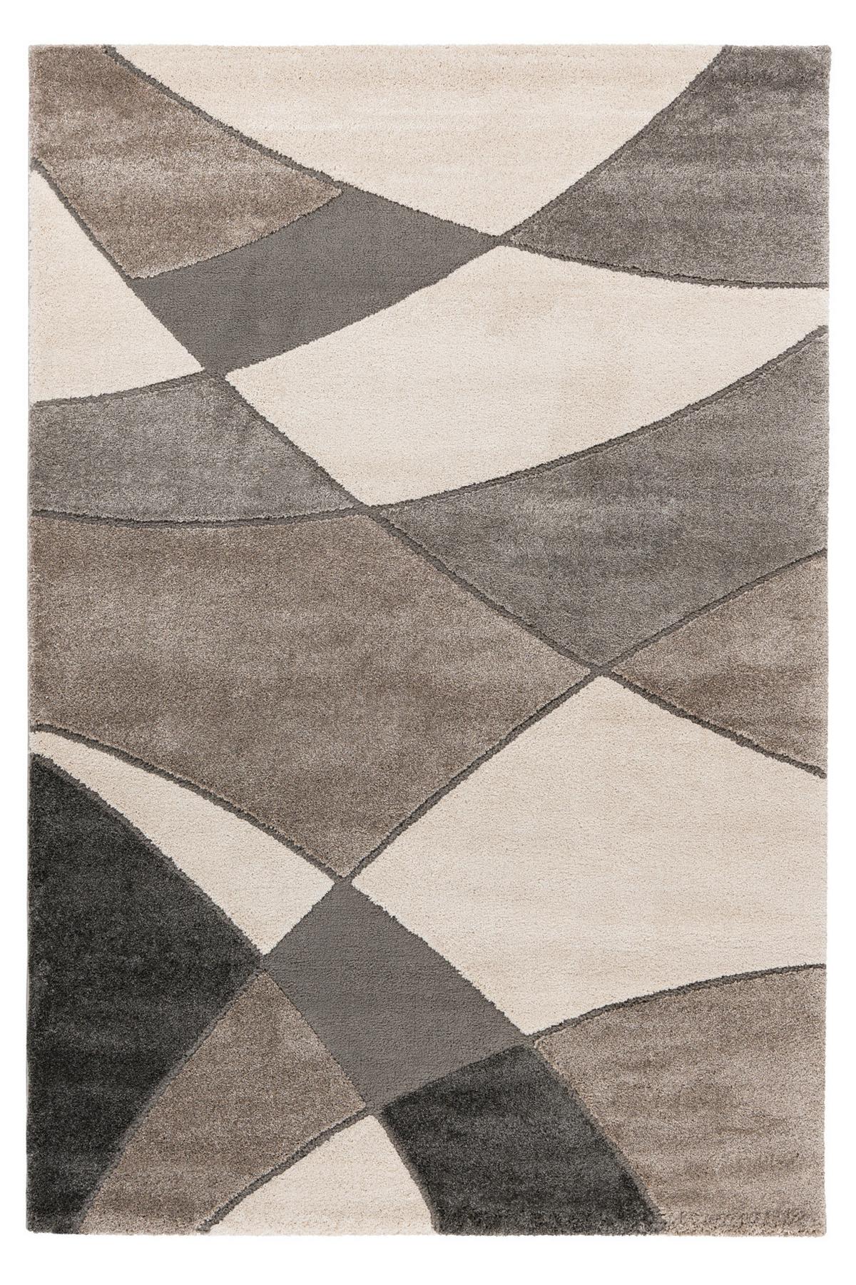 Flachwebteppich My Frisco 282 - Grau, Basics, Textil (80/150cm) - Obsession