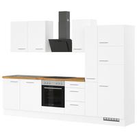 Küchenleerblock Ip1200 - Eichefarben/Weiß, Design, Holzwerkstoff (310cm) - Impuls