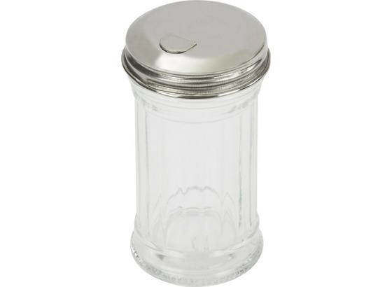 Zahnstocherspender Fackelmann - Klar/Edelstahlfarben, KONVENTIONELL, Glas/Metall (9cm) - Fackelmann Zahnstocherspender Fackelmann - Klar/Edelstahlfarben, KONVENTIONELL, Glas/Metall (9cm) - Fackelmann