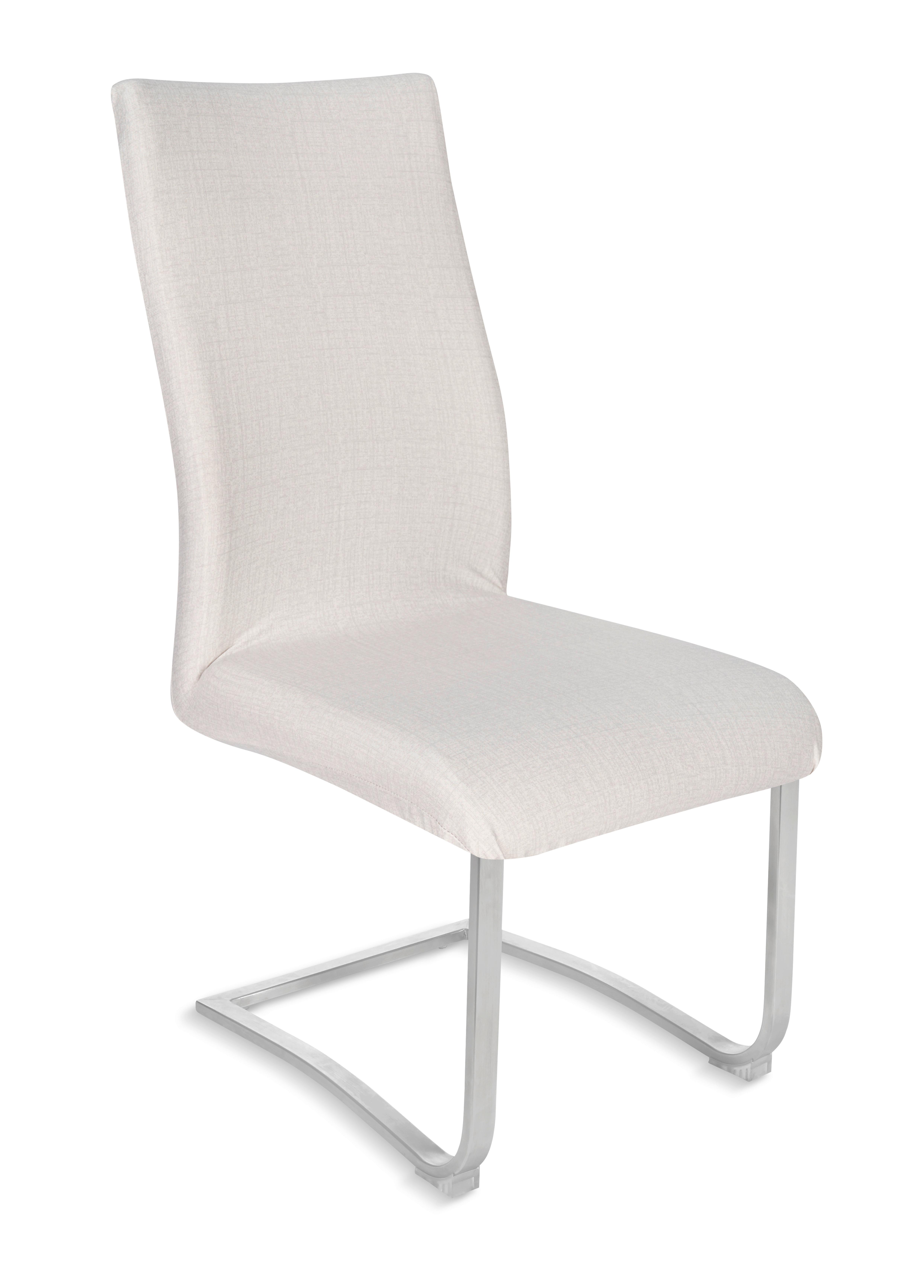 NÁVLEK NA STOLIČKU FRED - EXT - - strieborná, Konventionell, textil (48/48/68cm) - Mömax