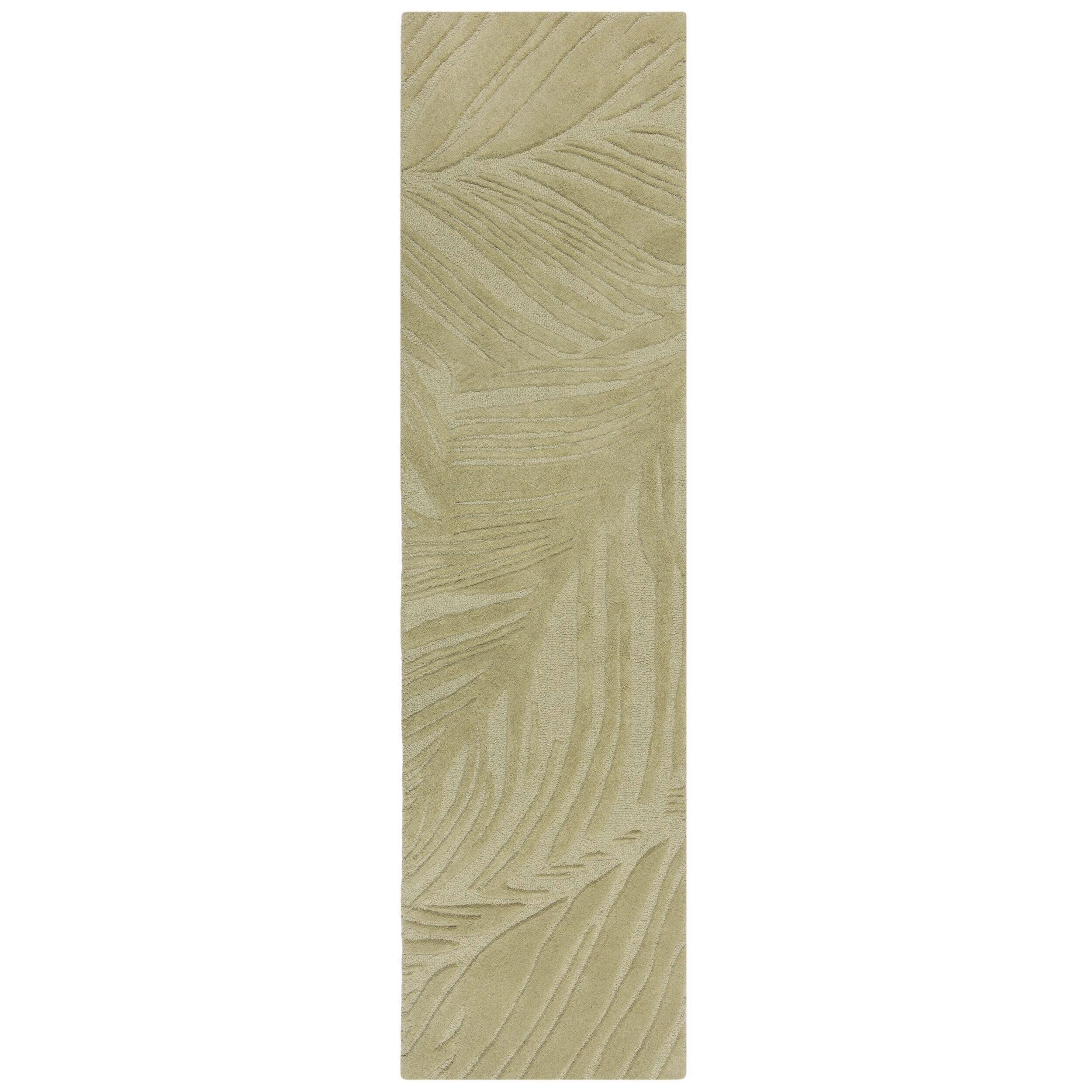 Wollteppich 503119373944 - Hellgrün, Basics, Textil (60/230cm)