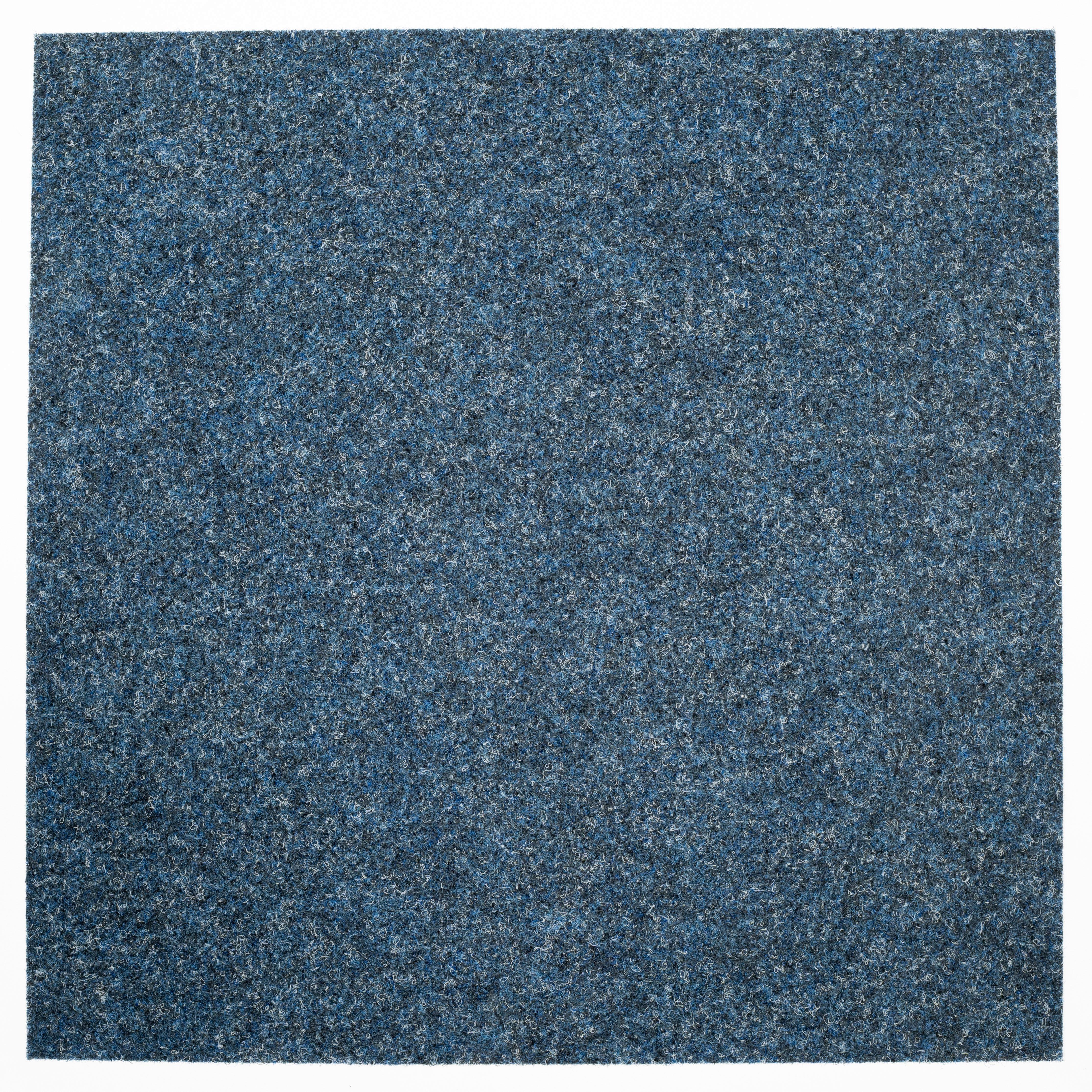 Teppichfliese Dunkelblau Merlin 50x50cm Florhöhe 5,5mm - Dunkelblau, Basics, Textil (50/50cm)