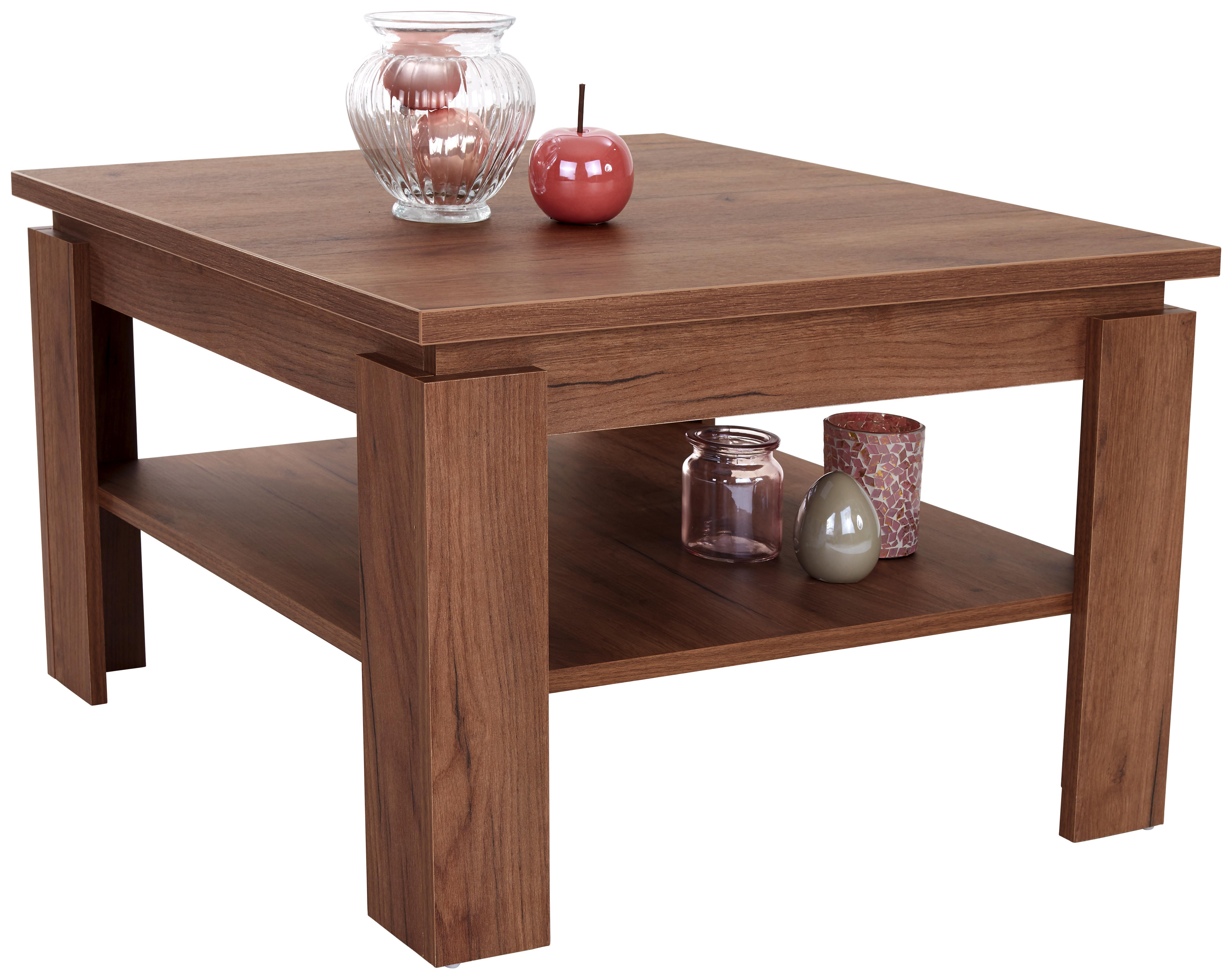 Dohányzóasztal Nizza 1 - Tölgyfa/Sötétbarna, modern, Faalapú anyag (70/45/70cm)