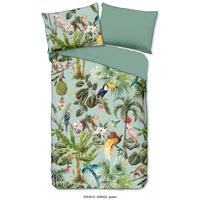 Bettwäsche Ignadi  140x200 cm Grün Olivgrün Jadegrün - Jadegrün/Olivgrün, Trend, Textil (140/200cm)