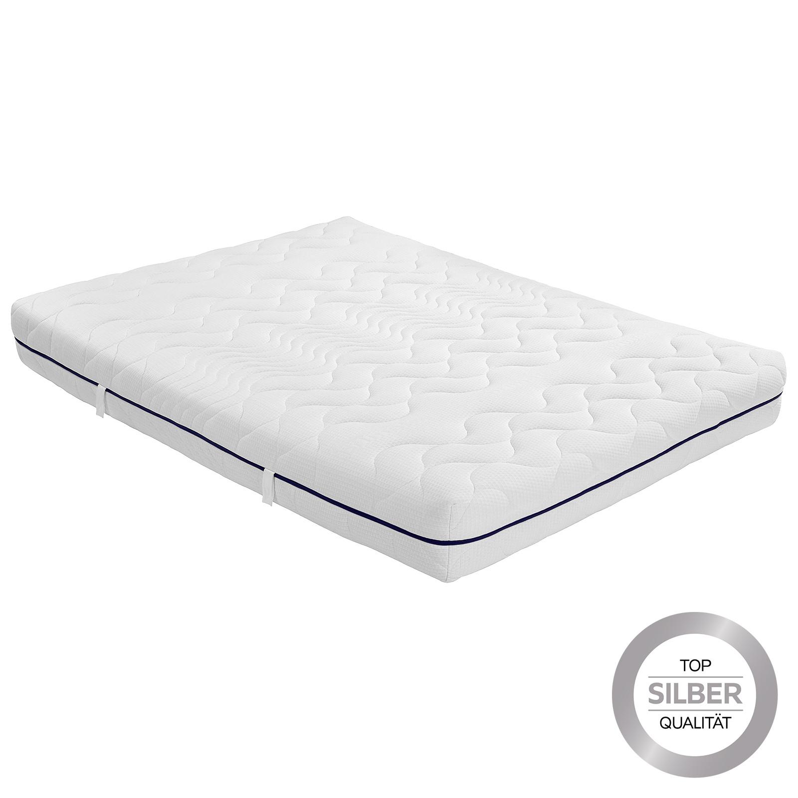 Komfortschaummatratze Ergo Duo 140x200cm Fest - Weiß, Textil (140/200cm) - Primatex