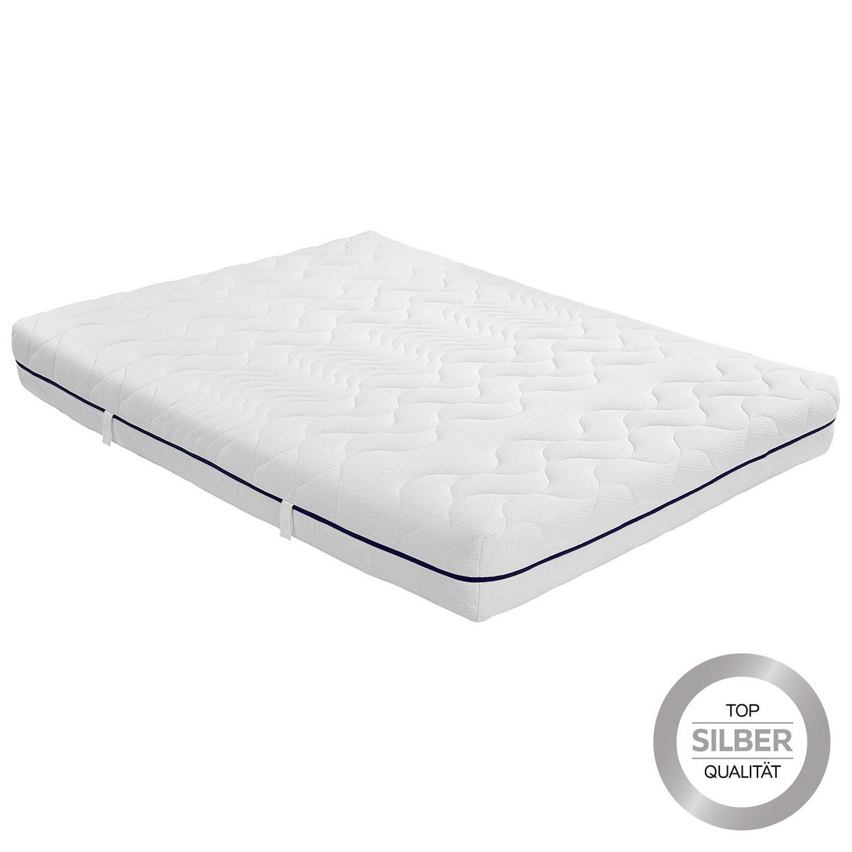 Komfortschaummatratze Ergo Duo 140x200cm Fest - Weiß, Textil (140/200cm) - Primatex