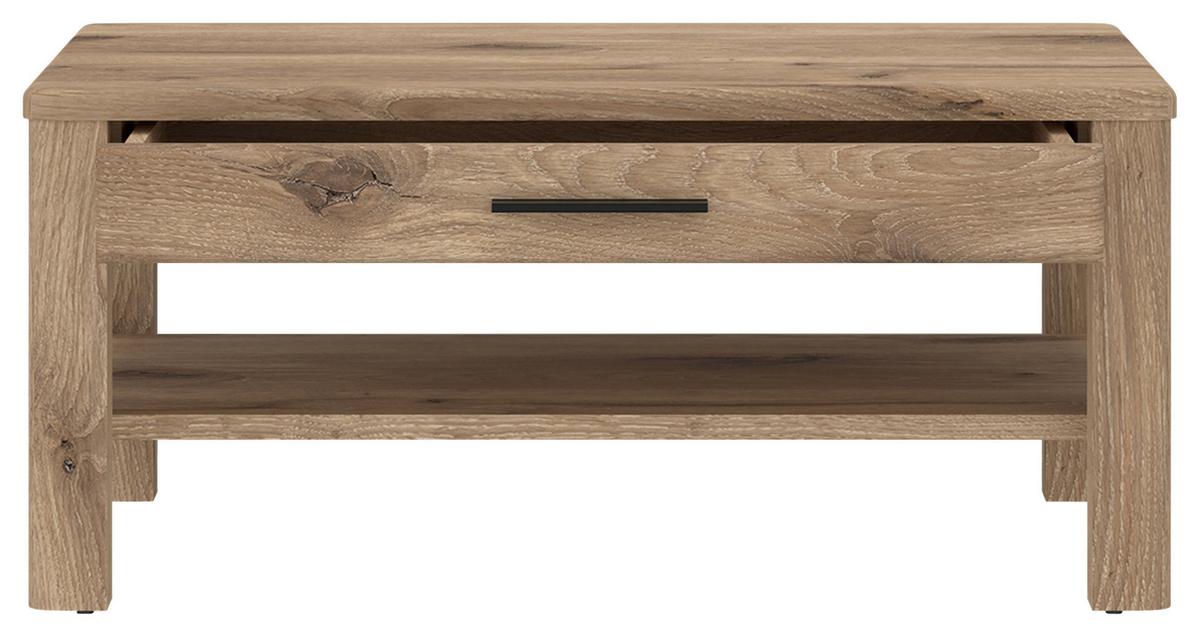 Dohányzóasztal Grano - tölgyfa színű, Trend, faalapú anyag (100/45,6/75cm)