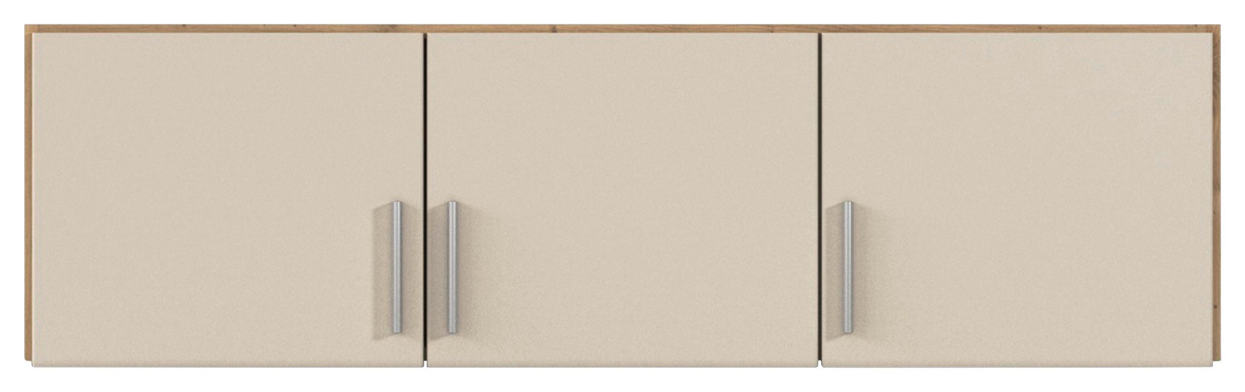 Aufsatzschrank 136cm Celle Champagne/eiche Artisan