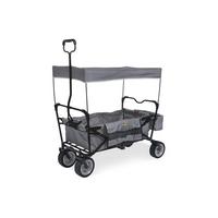 Bollerwagen Klapp-Bollerwagen Paxi - Grau, Basics, Textil/Metall (124/59/67cm) - Pinolino