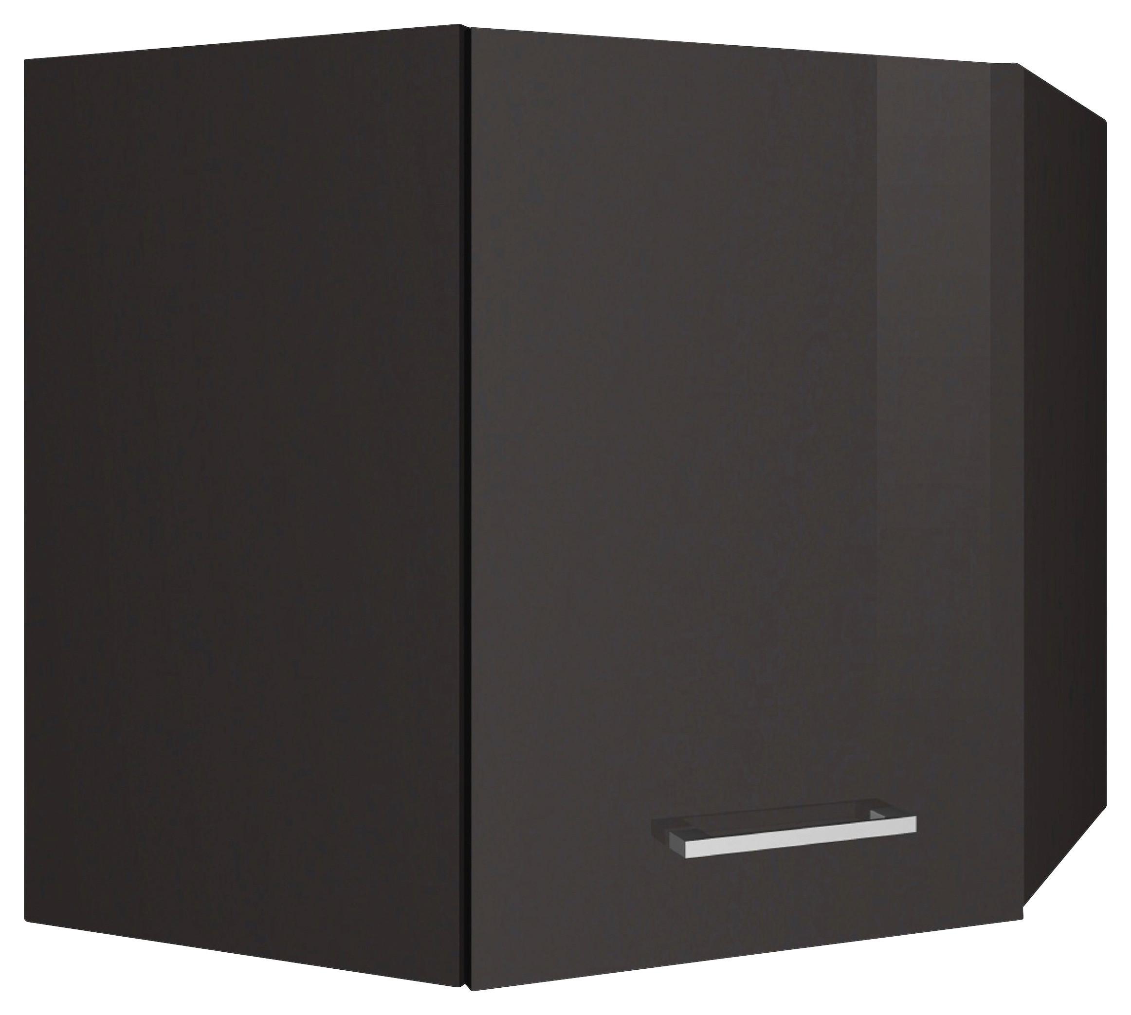 Eckoberschrank Mailand Graphitfarben B: 60cm - Graphitfarben, MODERN, Holzwerkstoff (60/57/60cm) - Held