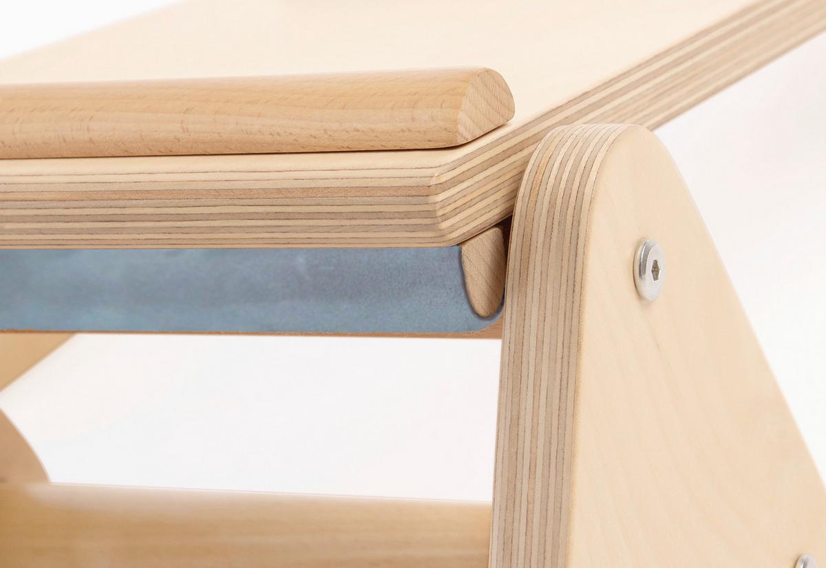 Motorikspiel Balancewippe und Balken Kari - Birkefarben/Buchefarben, Basics, Holz (115/20/5cm) - Pinolino